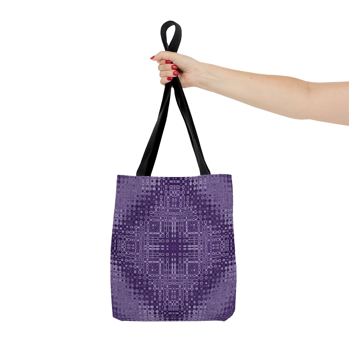 "Looped Circuits - Purple" Panache Tote Bag