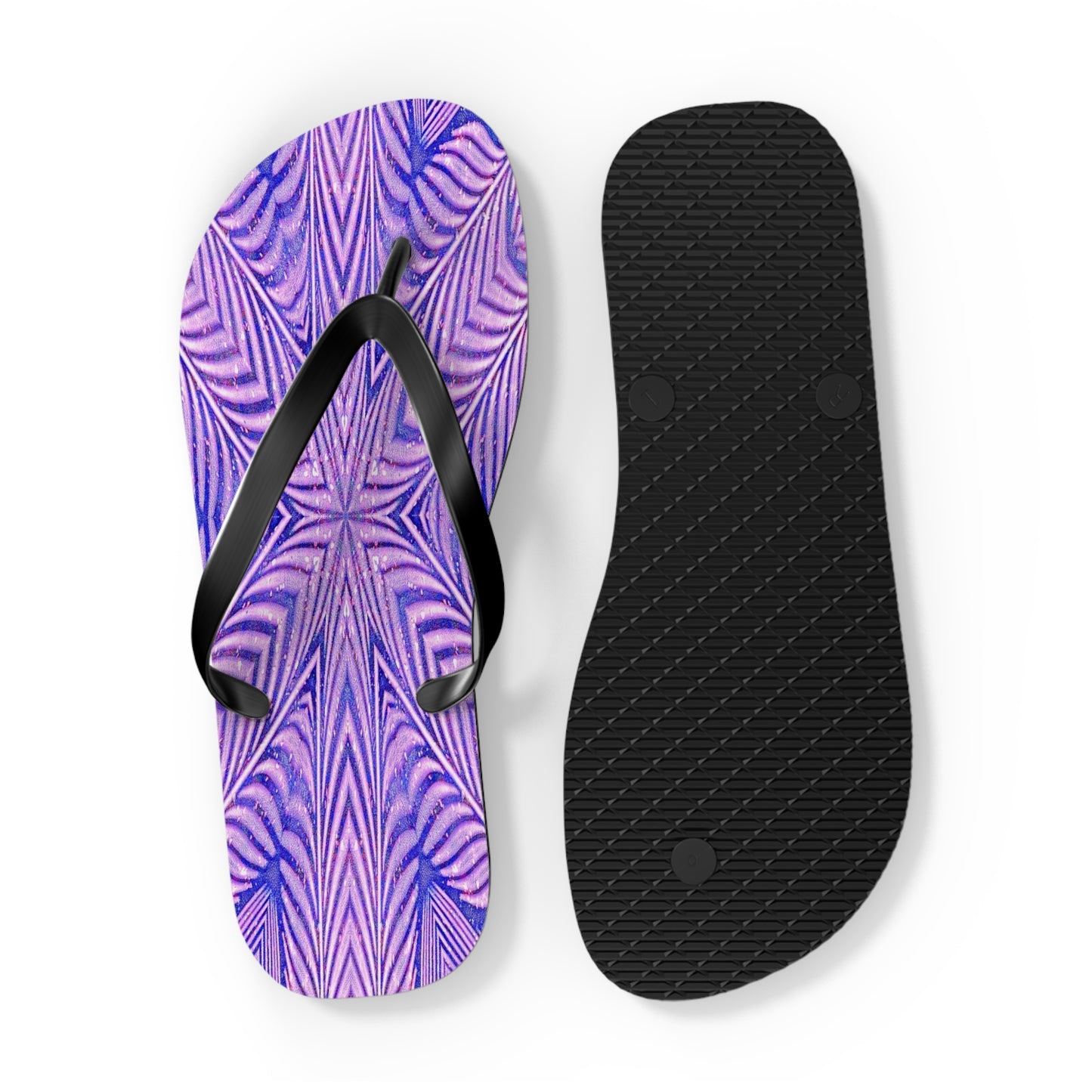 "Planet Z" AquaStep Unisex Flip Flops - Purple