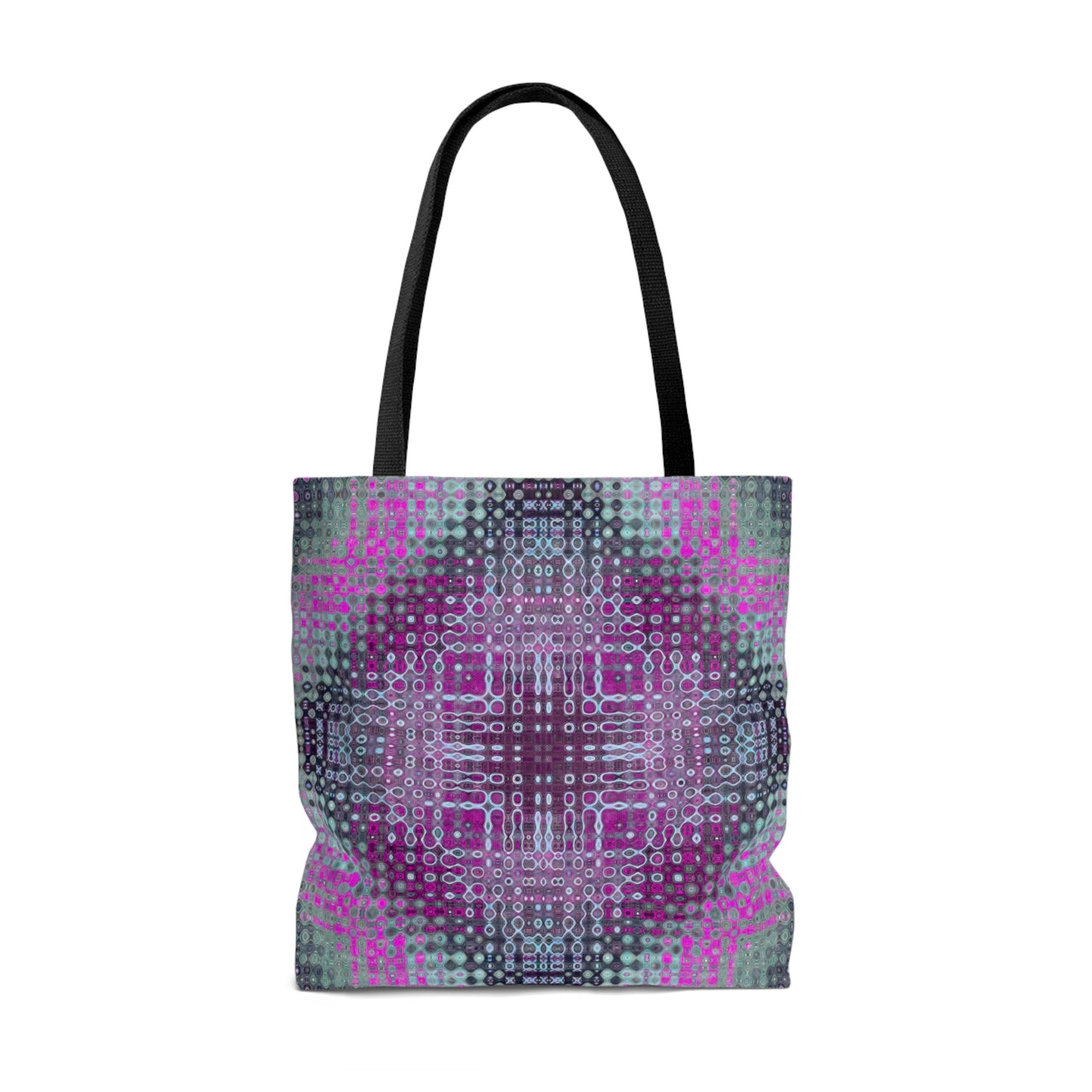 "Looped Circuits - Pink/grey" Panache Tote Bag