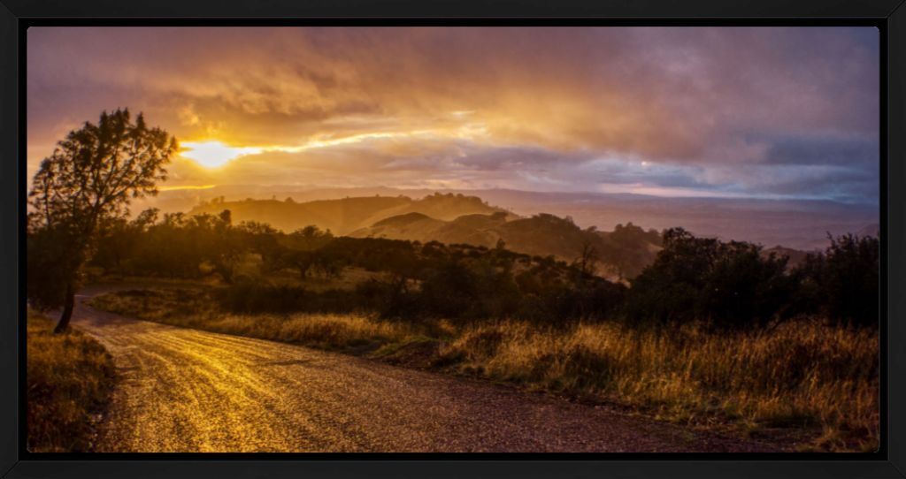 "Storm Sunset at Fig Mountain" Fine Art Print