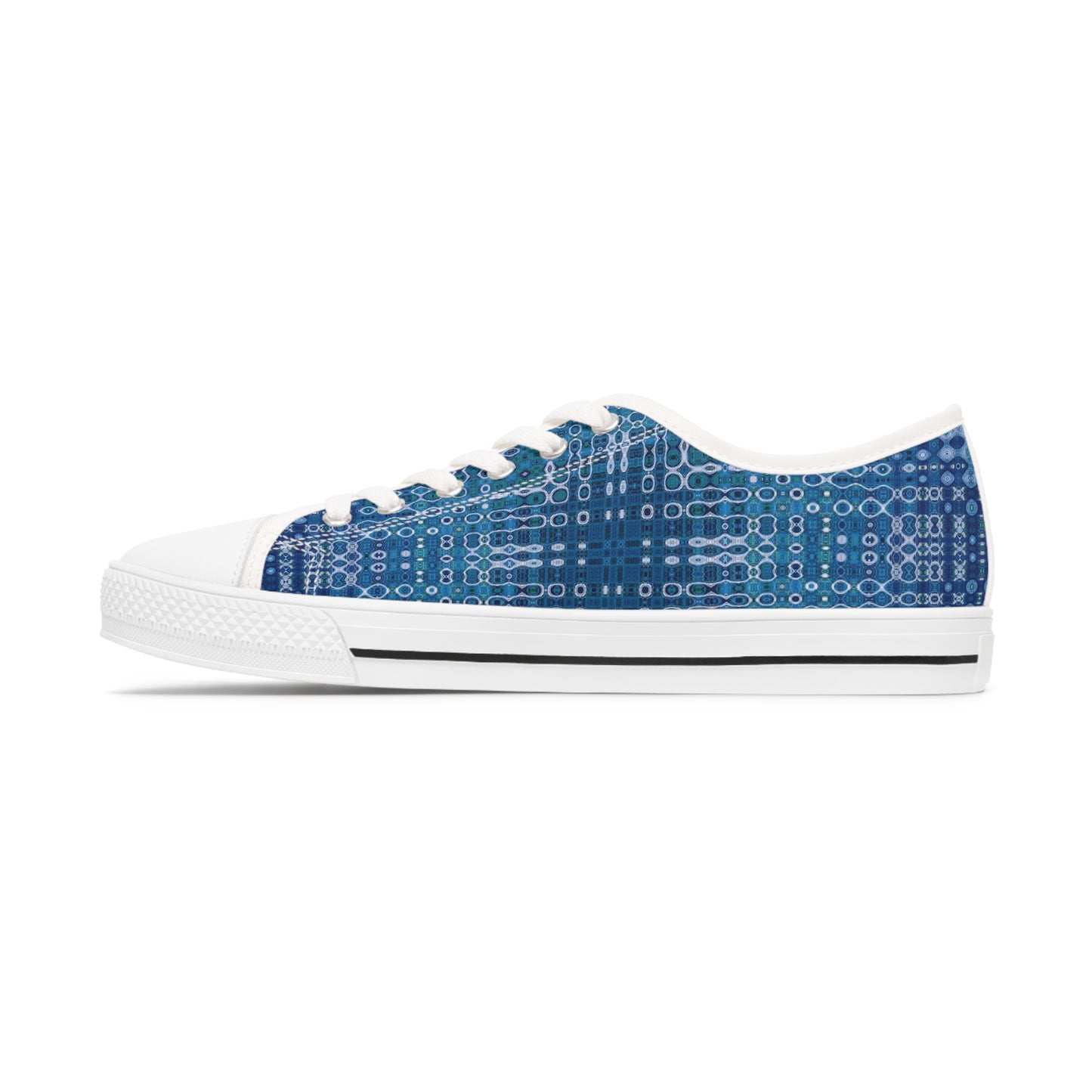 "Looped Circuits" JoySneaks Women's Low Top Sneakers - Multiple Colors