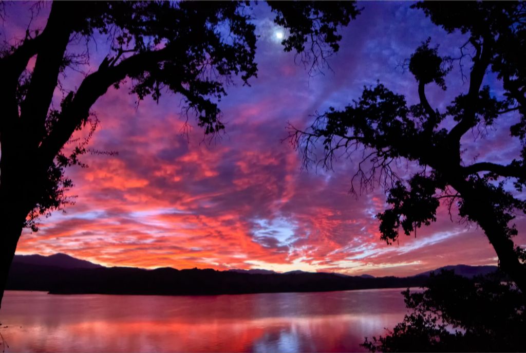 "Dawn at Lake Cachuma" Fine Art Print
