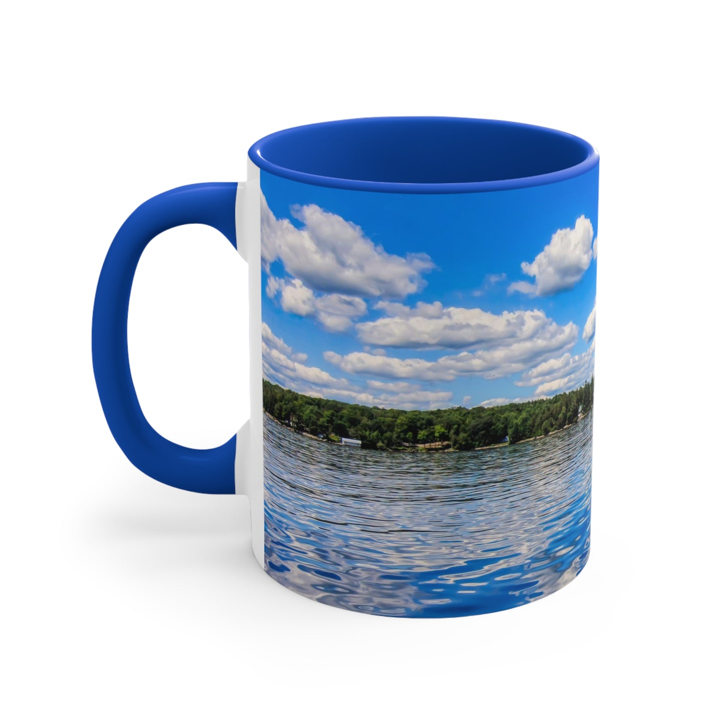 "Impossibly Blue" HueBrew Accent Coffee Mug, 11oz