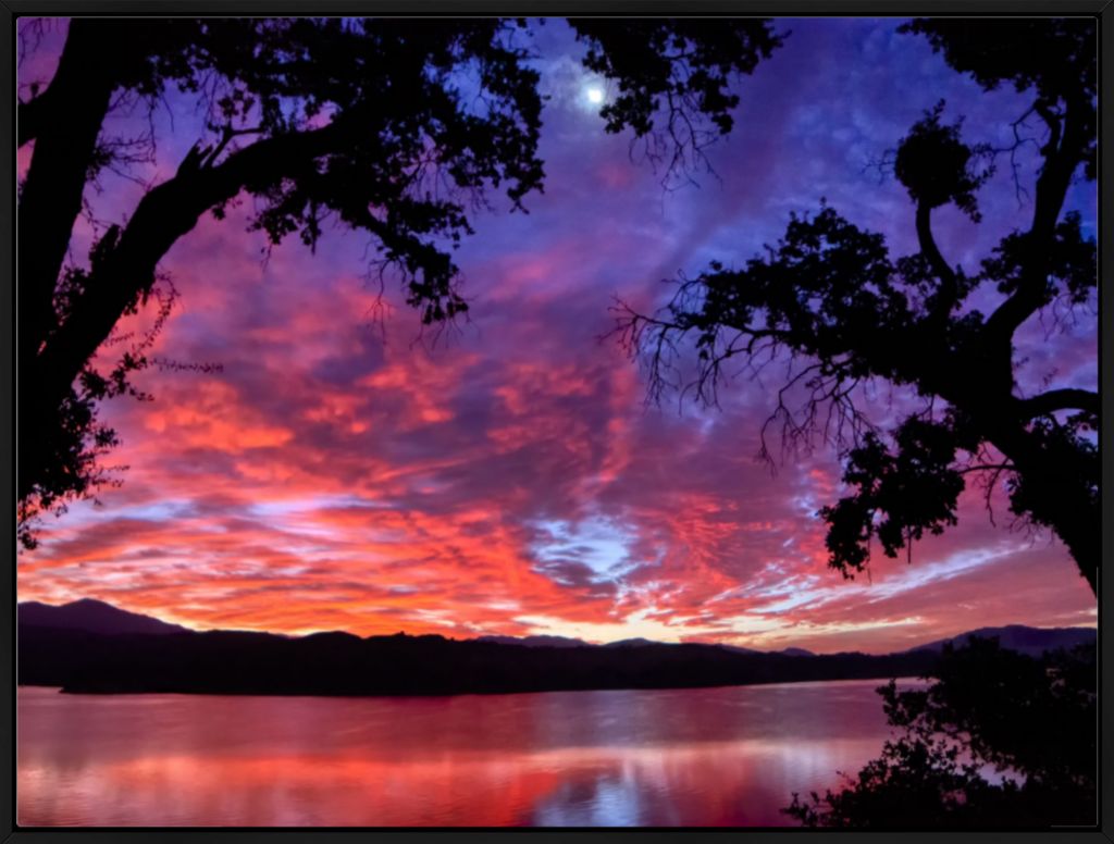 "Dawn at Lake Cachuma" Fine Art Print