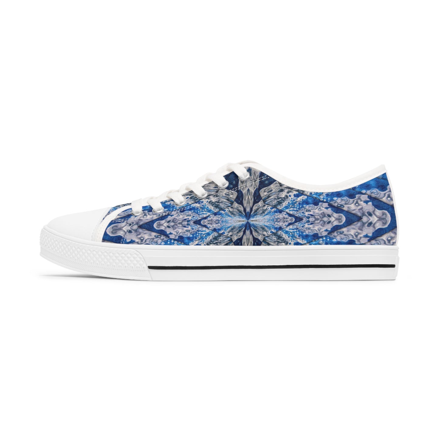 "Aqua Math" JoySneaks Women's Low Top Sneakers