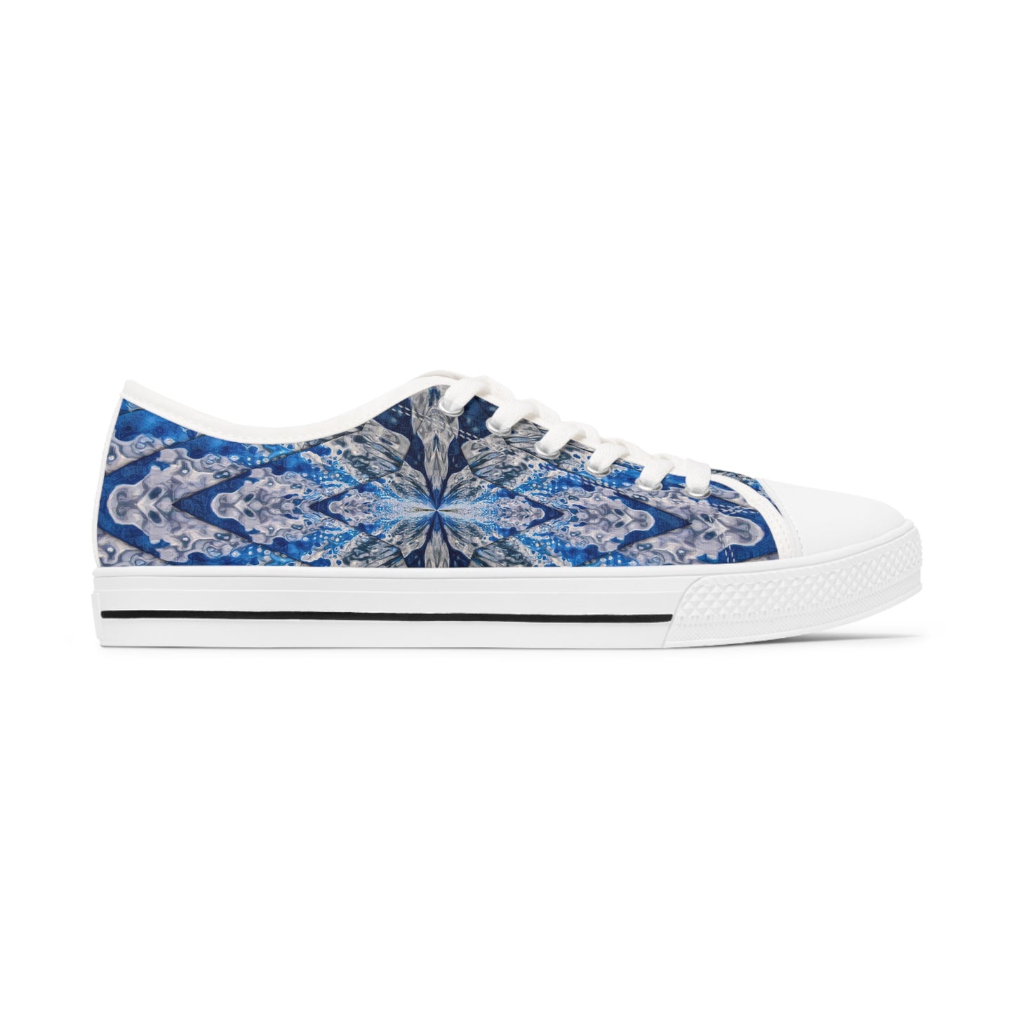 "Aqua Math" JoySneaks Women's Low Top Sneakers