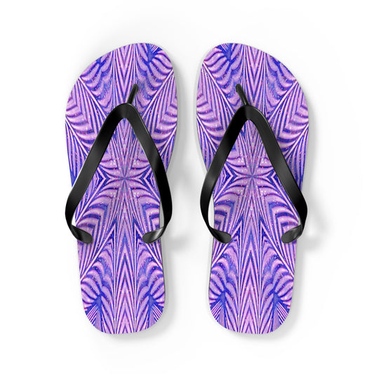 "Planet Z" AquaStep Unisex Flip Flops - Purple