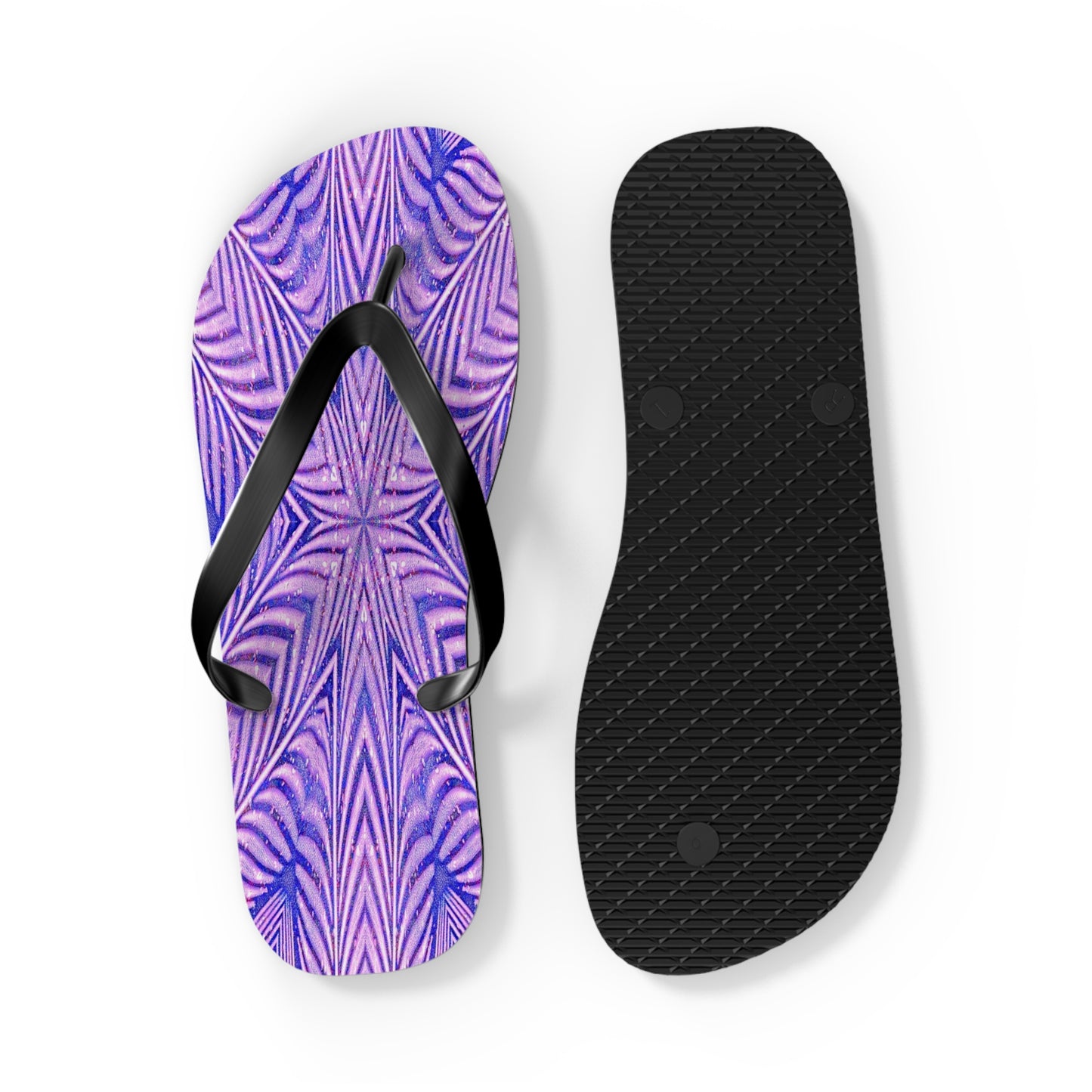 "Planet Z" AquaStep Unisex Flip Flops - Purple