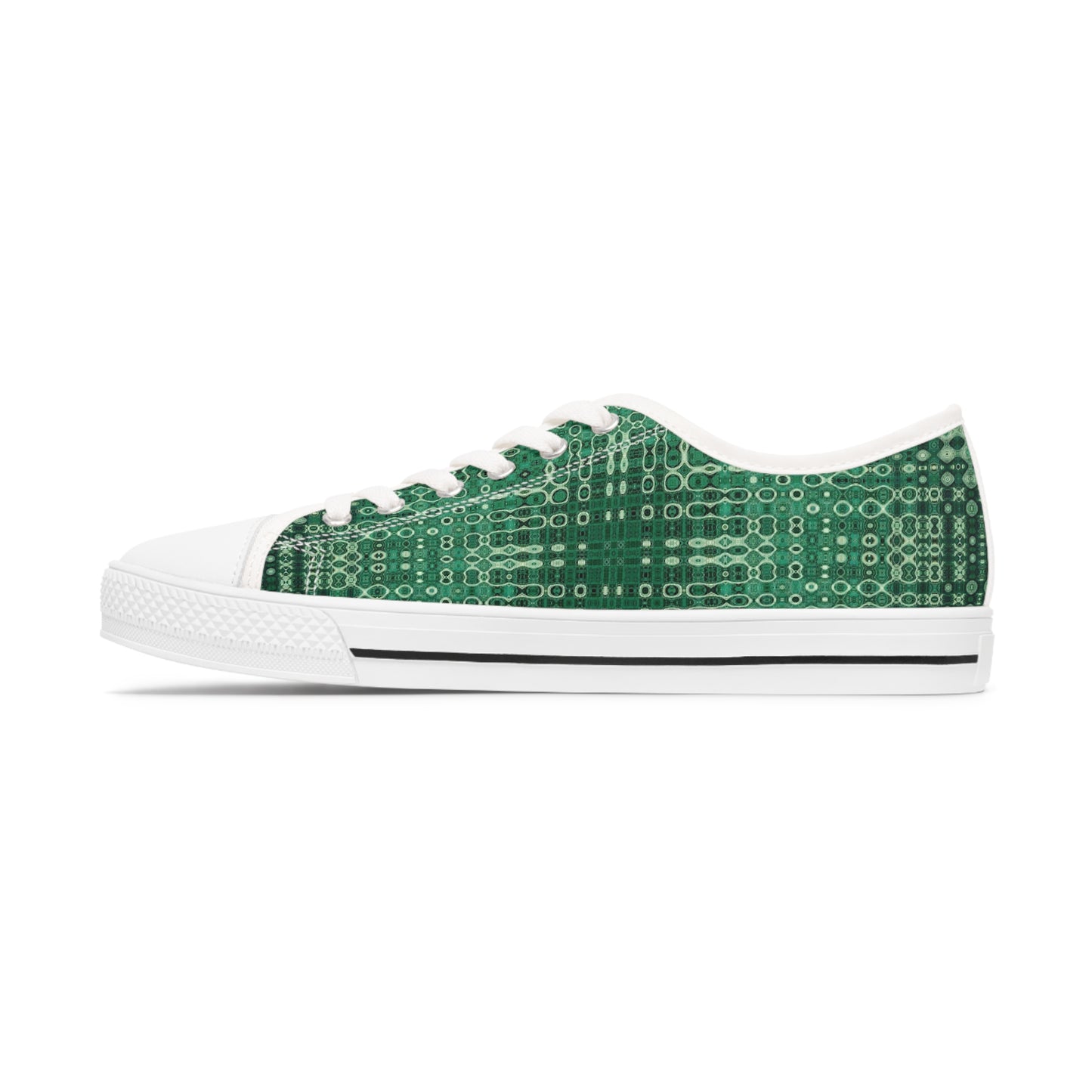 "Looped Circuits" JoySneaks Women's Low Top Sneakers
