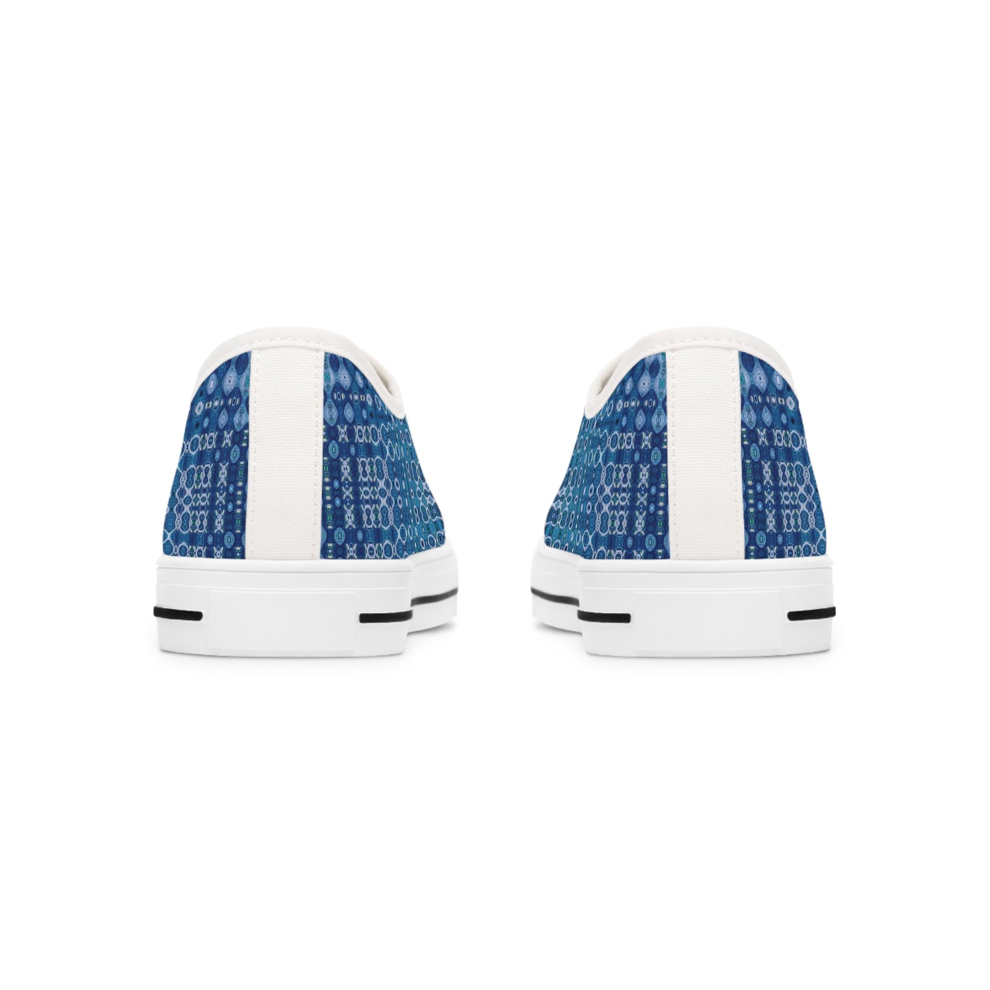 "Looped Circuits" JoySneaks Women's Low Top Sneakers - Multiple Colors
