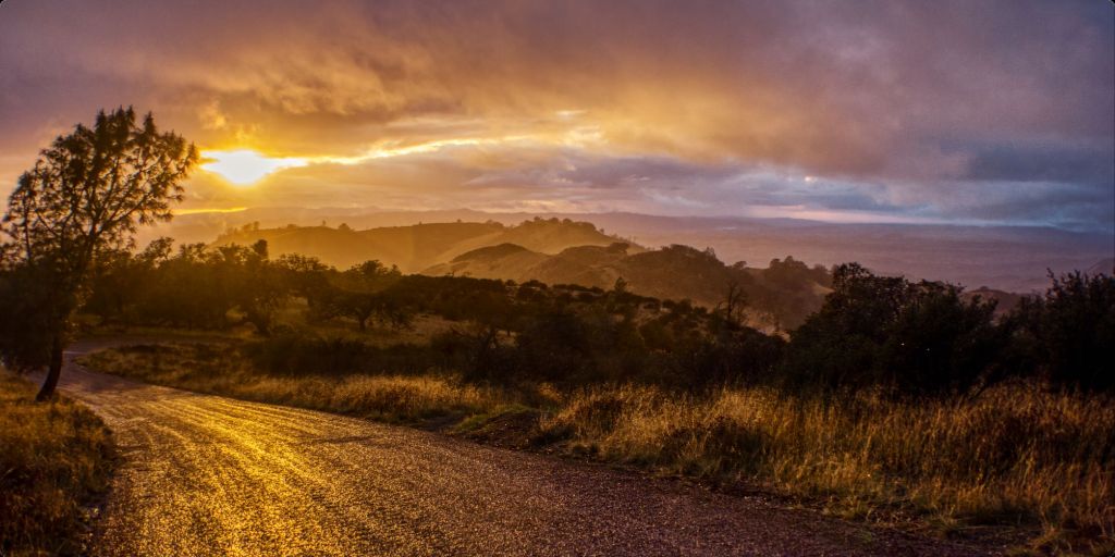 "Storm Sunset at Fig Mountain" Fine Art Print