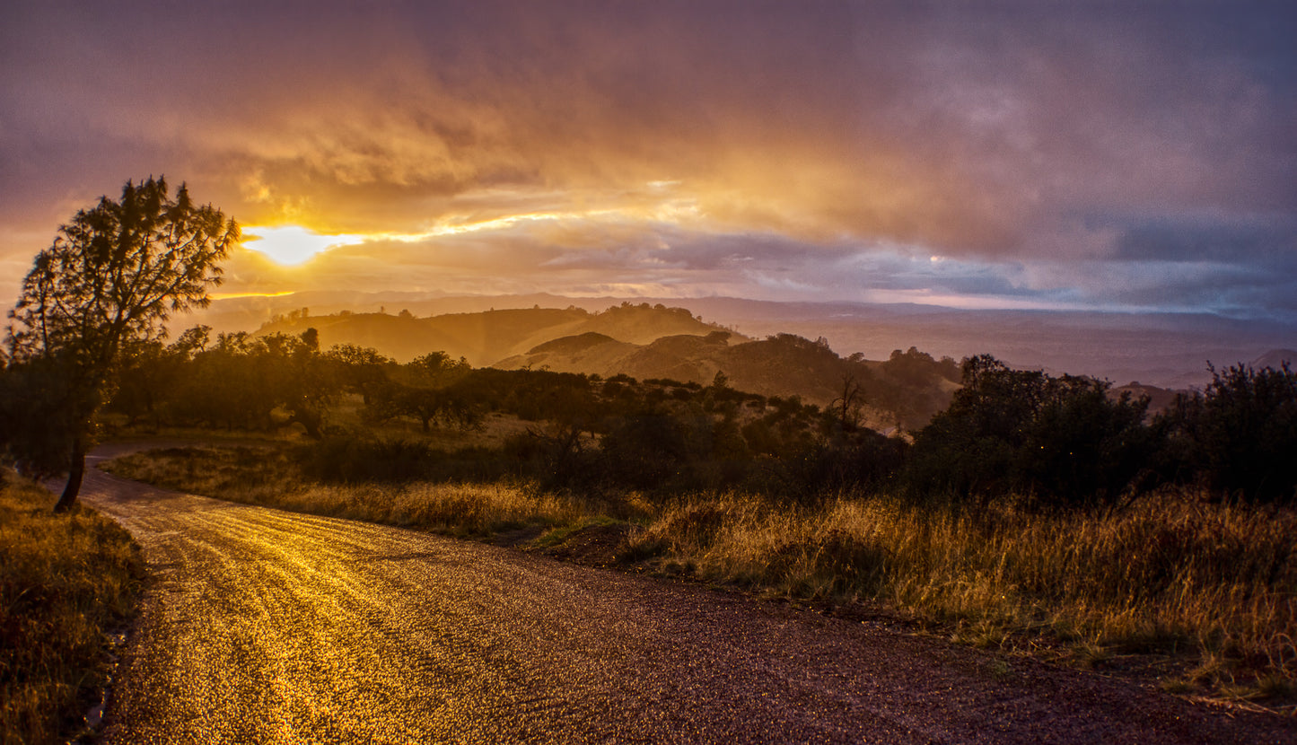 "Storm Sunset at Fig Mountain" Fine Art Print