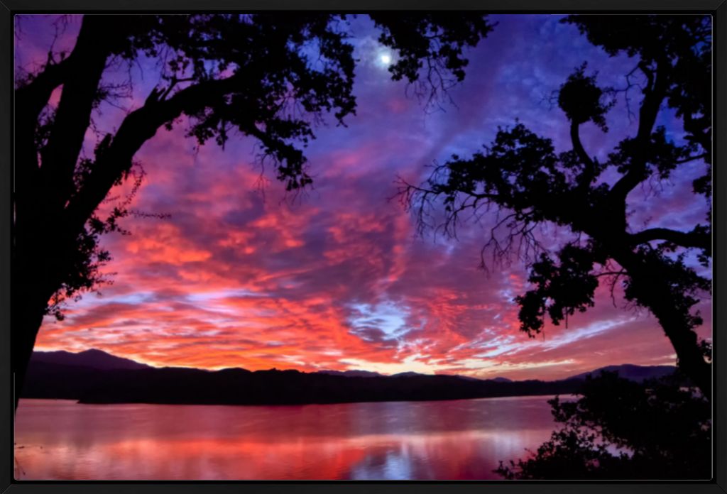 "Dawn at Lake Cachuma" Fine Art Print