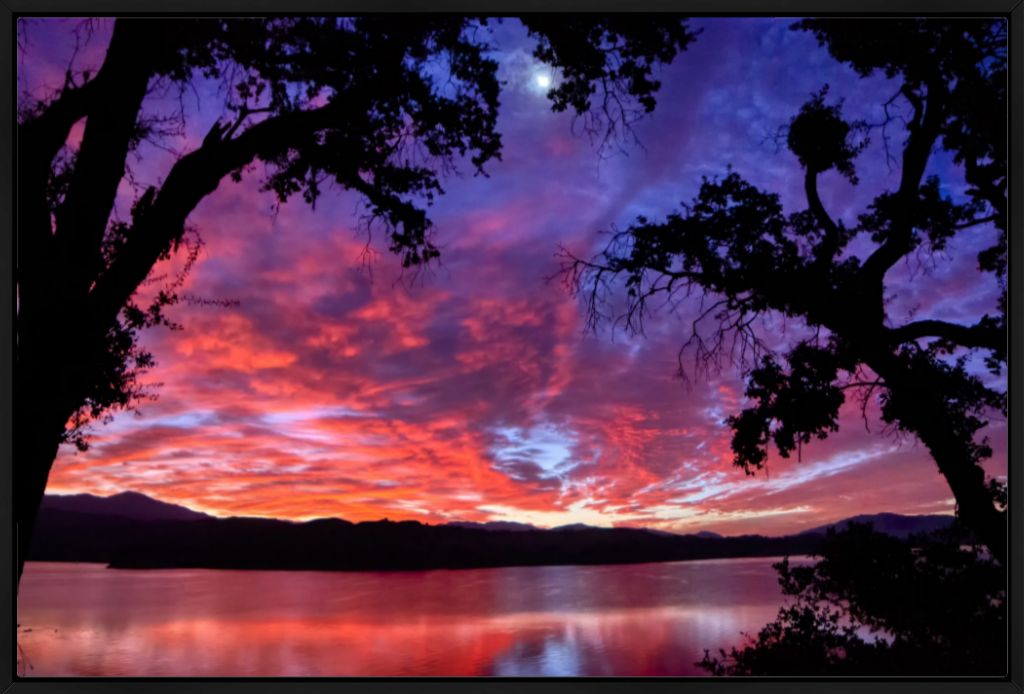 "Dawn at Lake Cachuma" Fine Art Print