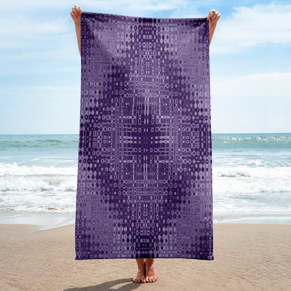 "Looped Circuits" ArtWrap Towel - Multiple Colors