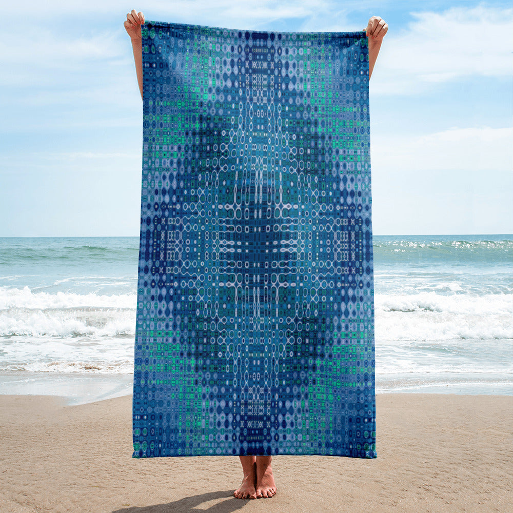 "Looped Circuits" ArtWrap Towel - Multiple Colors