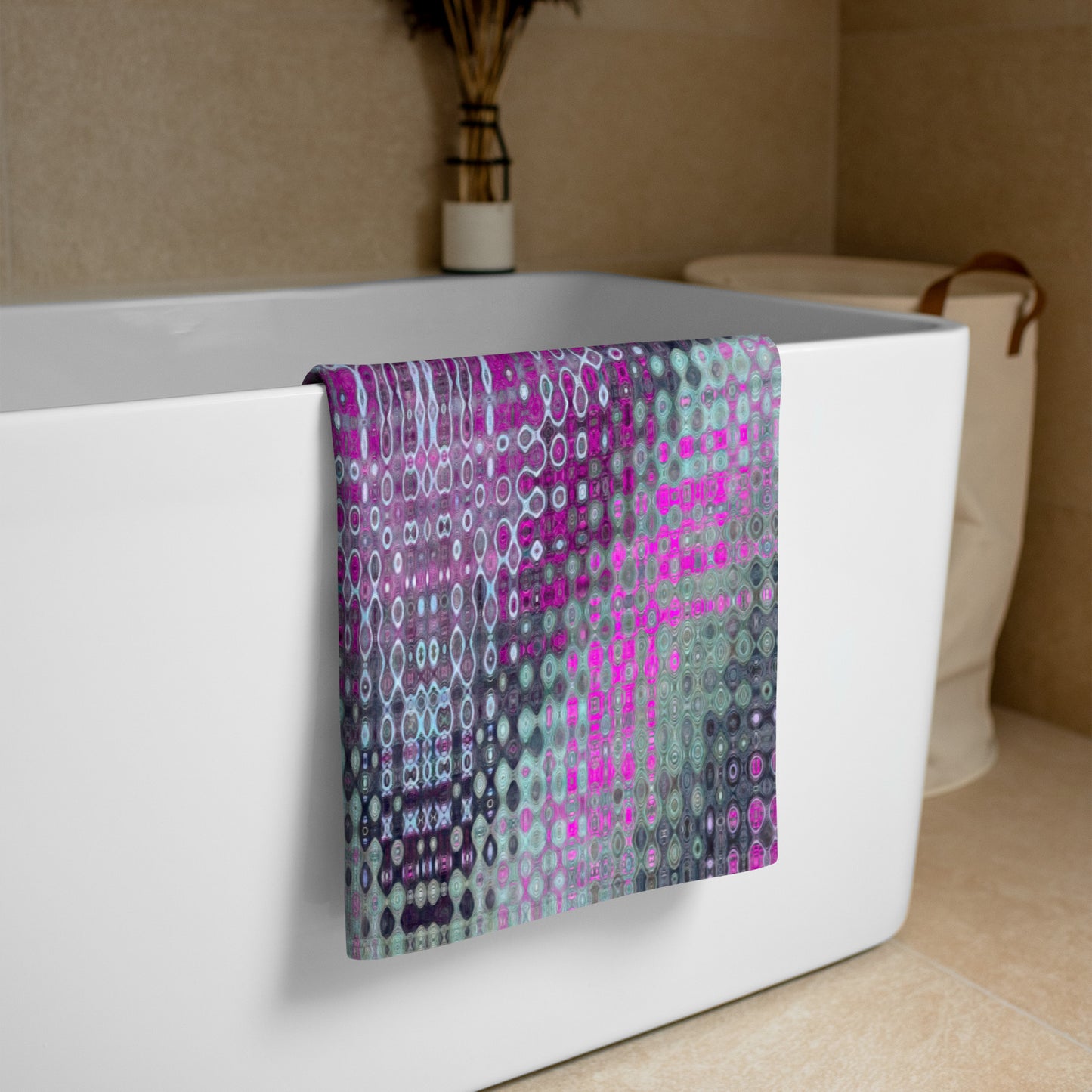 "Looped Circuits" ArtWrap Towel - Multiple Colors