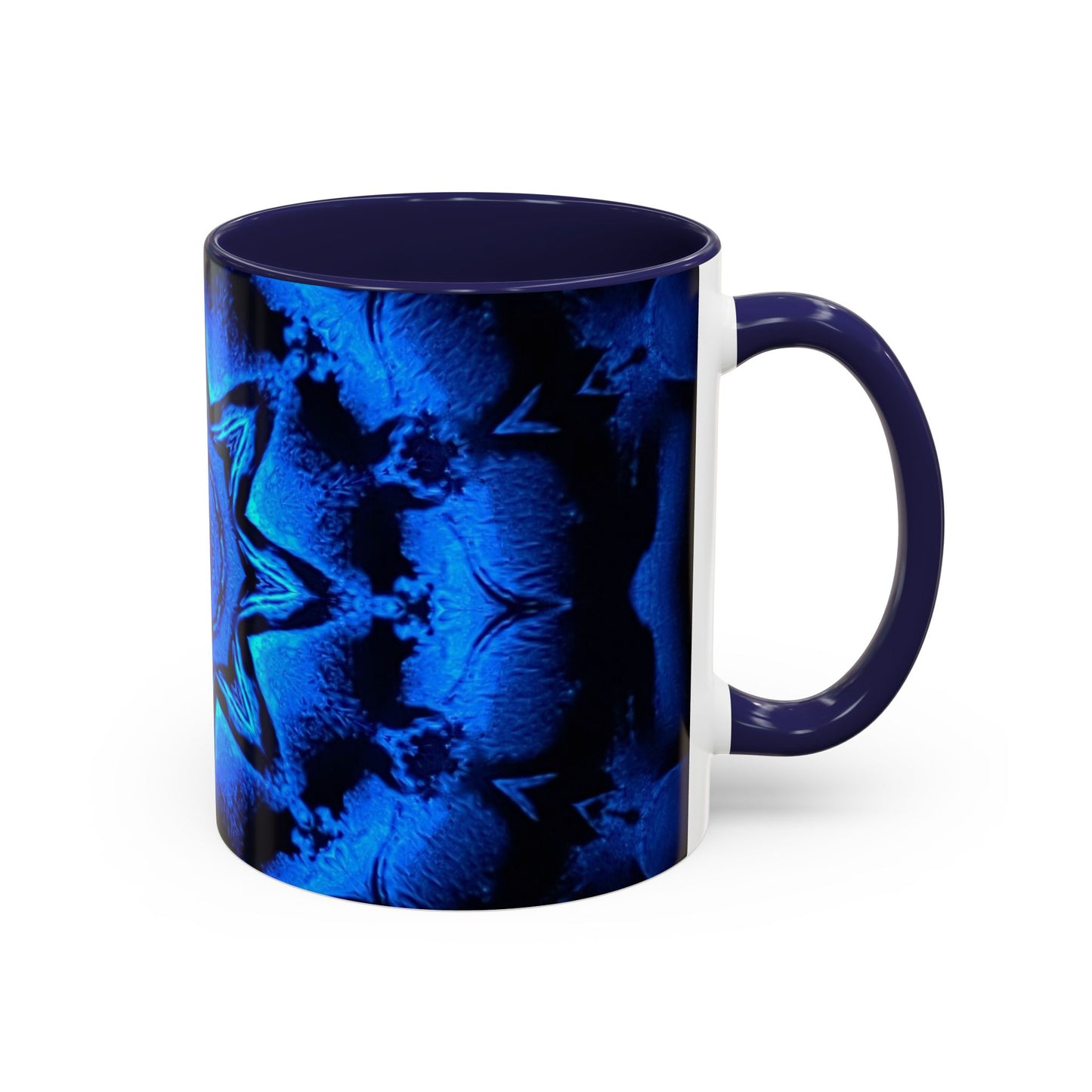 "Cobalt Dreams" HueBrew Accent Coffee Mug, 11oz