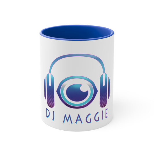 DJ Maggie HueBrew Accent Coffee Mug, 11oz