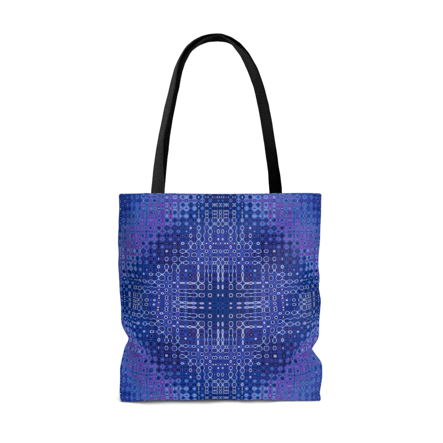 "Looped Circuits - Purple/Blue" Panache Tote Bag