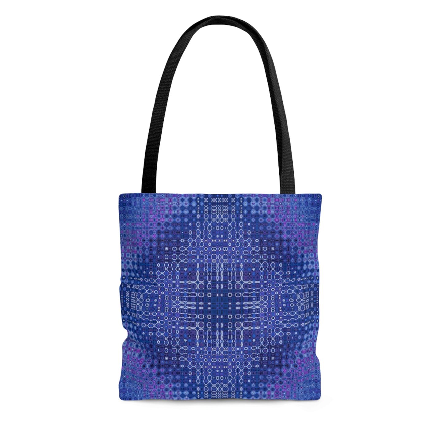 "Looped Circuits - Purple/Blue" Panache Tote Bag