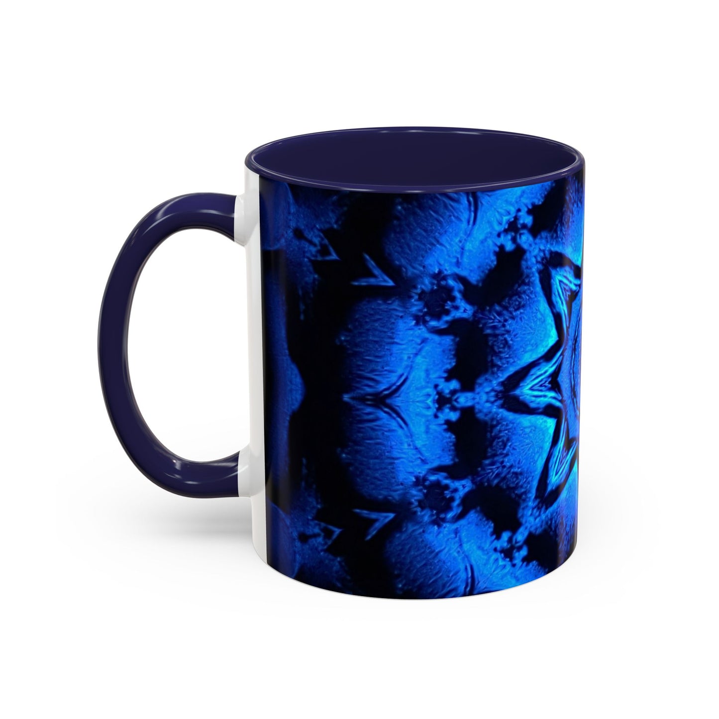 "Cobalt Dreams" HueBrew Accent Coffee Mug, 11oz