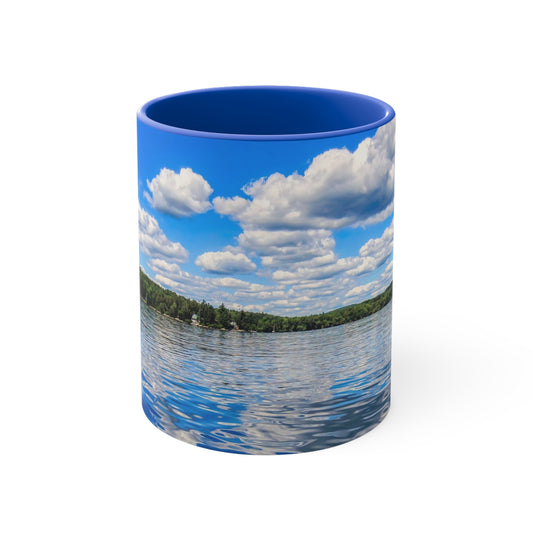 "Impossibly Blue" HueBrew Accent Coffee Mug, 11oz