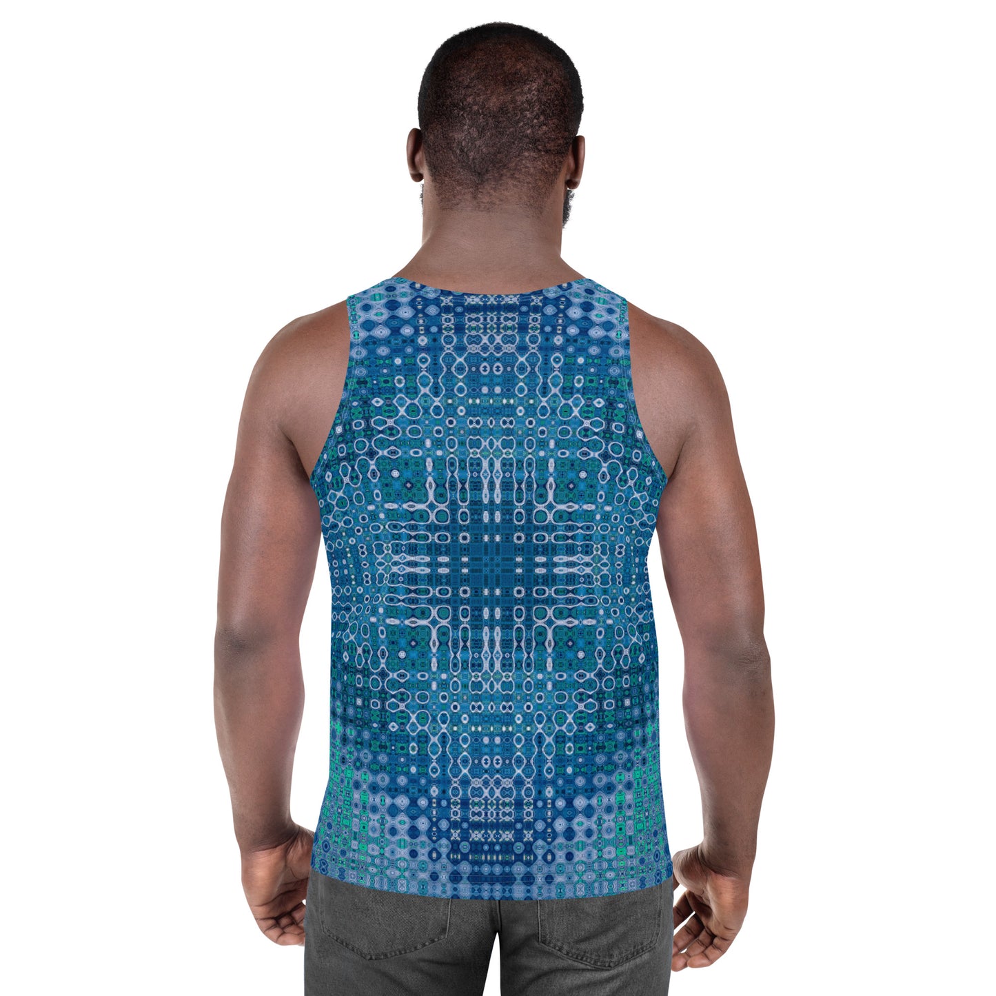 "Looped Circuits" Vivacore Men's Tank Top