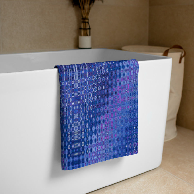 "Looped Circuits" ArtWrap Towel - Multiple Colors